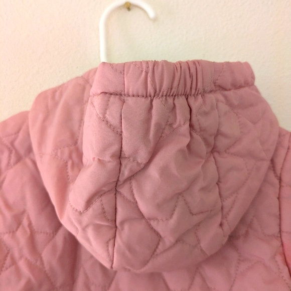 Tommy Hilfiger Pink Puffer Toddler Hooded Jacket 18-24m - Picture 9 of 11